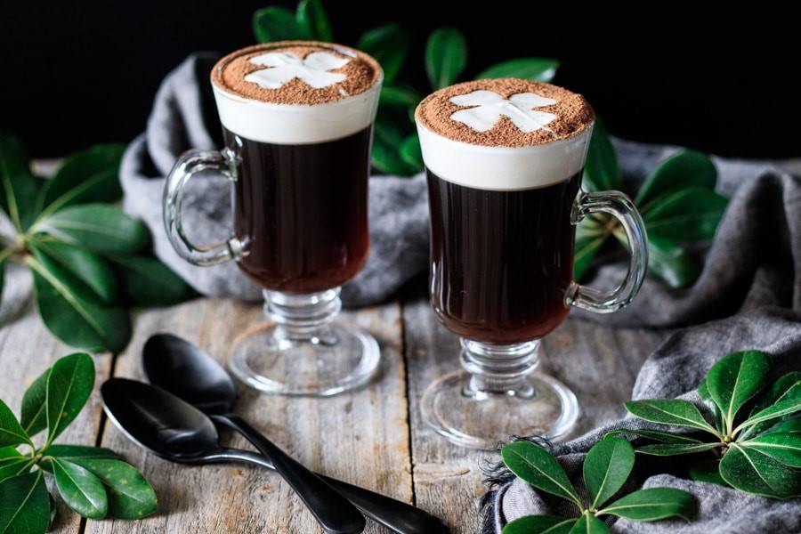 Irish Coffee. Виды кофе в кофейнях с описанием